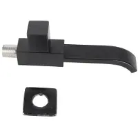 Merkloos Grifo de baño mate - Grifo para lavabo - Montaje en pared - Duradero - Resistente a la corrosión - Fácil de instalar