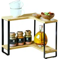 Kesper Estantería de esquina para cocina, MDF, 27832, diseño industrial, 30x30x28 cm
