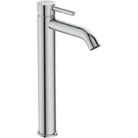 Ideal standard Grifo para lavabo Ceraline, base extendida, alcance de 150 mm, modelo BC194AA, acabado cromado