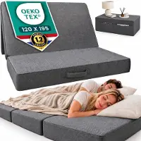 OEM Colchones enrollables de 120x195 cm, de 14 cm de grosor, plegables, con funda