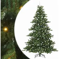 Syfax Árbol de Navidad artificial con ramas articuladas Verde 240 cm
