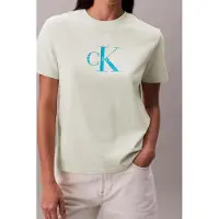 Calvin Klein Hero Ss Classic Mono Tee Aloe Wash Talla: XXS | Camisetas de Seda Outlet | Mujer