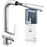 OEM Grifo de cocina con manguera extractable, giratorio 360°, acabado en cromo