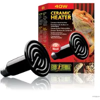 Exo Terra , lámpara de calor para terrarios, modelo Heat Wave: radiador cerámico de 40W
