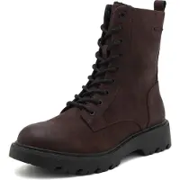 Tom Tailor Botines con cordones chocolate