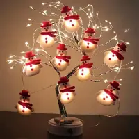 Dripio Guirnalda de luces con forma de copo de nieve, 1,65 metros, 10 LEDs, funciona con pilas, resistente al agua