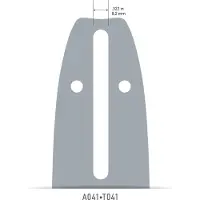 Al-Ko Barra guía Double Guard de 30 cm, 1,3 mm, 3/8" (120SDEA041). Barra guía para motosierra.