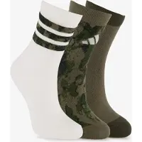 Adidas adidasCALCETÍN YOUTH BOYS CAMO GRAPHIC (3 PARES) 25-27 Olive Strata / Olive Strata / White Niño