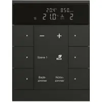 Busch-Jaeger Dispositivo para climatización/CO2, modelo 6-fach BE SBC/U6.0.11-885, 1 unidad.