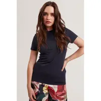Ted Baker Printed Fitted Tee Navy Talla: 42 | Camisetas de Seda Outlet | Mujer | Azul