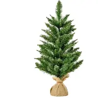 BellaFurn Árbol de Navidad artificial de 60 cm con 70 ramas - Modelo de mesa | Color: Verde | Dimensiones: 44x44x60 cm