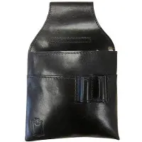 Metro Professional Accesorios profesionales para ropa de trabajo METRO, 21 x 13,5 cm, cuero, color negro