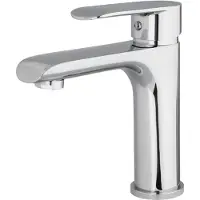Merkloos Grifo para lavabo, cromo, monomando, serie Turia