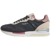 Pepe Jeans Zapatillas deportivas bajas 'Hailon Soft W' beige / rosa claro / negro