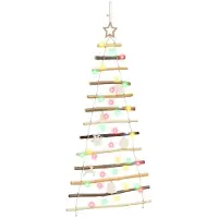 Syfax Árbol de Navidad Colgante 120 cm 50 LED Multicolor
