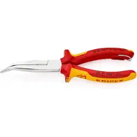 Knipex Alicate de punta plana con corte y ojete de sujeción
