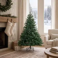 Syfax Árbol de Navidad artificial con ramas articuladas 120 cm