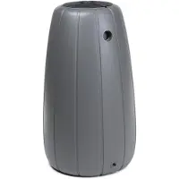 LTPRTZ Depósito de agua para jardín - Ahorro de agua - Plástico resistente a los rayos UV - 200 litros - Gris