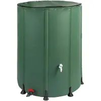 LTPRTZ Depósito plegable para recoger agua de lluvia - Tanque de agua - Recolección de agua de lluvia - Diseño que ahorra espacio - 1000 litros - Ecológico