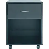 LTPRTZ Cajonera con ruedas - Módulo de cajones para escritorio - Almacenamiento y organización - Diseño con ruedas - 40 x 45 x 60 cm