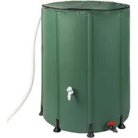 LTPRTZ Tanque plegable para almacenamiento de agua - Ideal para riego en jardines - Diseño que ahorra espacio - 500 litros - Ecológico