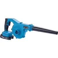 LTPRTZ Accu Bladblazer - Herramienta eléctrica - Mantenimiento del jardín - Facilidad de uso - Funcionamiento inalámbrico - 21 voltios - Color azul
