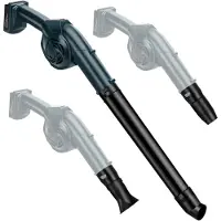 LTPRTZ Accu Bladblazer - Soplador inalámbrico - Para limpieza de jardines - Motor sin escobillas - 245 m/s - Azul