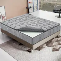 MaterassieDoghe Colchón de 80x200 cm, altura 27 cm, con muelles Bonell, firmeza H3, diseño ergonómico - Funda desenfundable