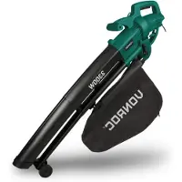 LTPRTZ Trituradora de hojas - Trituradora de jardín - Facilita el mantenimiento del jardín - 3 funciones en 1 máquina - Bolsa de recogida de 40 litros - Color verde