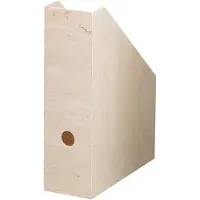 LTPRTZ Caja de almacenamiento de madera – Para crear orden – Organizar el hogar – Madera de abedul natural – 32 x 21 x 9 cm – Sin tratar