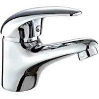 DP GRIFERIA gs10080: Grifo monomando para lavabo, color plateado
