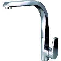 DP GRIFERIA Grifo para lavabo de la serie Olmo, color plata, modelo GS005