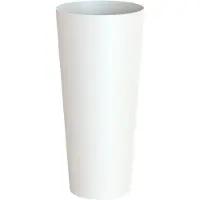 OEM Macetas para plantas Großzinken de 80 cm, color blanco: un accesorio de jardín elegante y moderno