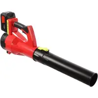 LTPRTZ Accu Bladblazer - Herramienta eléctrica - Limpieza de jardines - Flujo de aire potente - 2 baterías - Negro y rojo