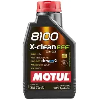 Motul Aceite De Motor 8100 X-clean Efe C2/c3 5w30 Car 1l