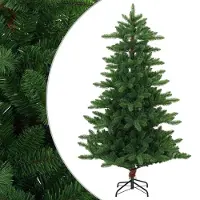 Syfax Árbol de Navidad artificial 240 cm PVC y Metal Verde