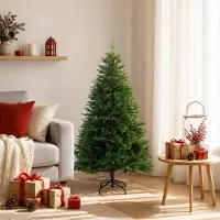 Syfax Árbol de Navidad artificial con ramas articuladas 120 cm