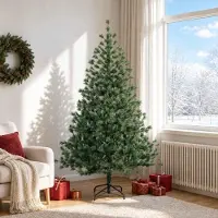 Syfax Árbol de Navidad artificial con ramas articuladas 180 cm