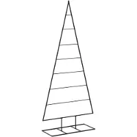 Syfax Árbol de Navidad de metal KUOPIO 180 cm Metal Negro
