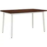 Syfax Mesa de Comedor Cuadrada 140 x 70 x 75 cm