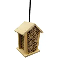 Merkloos Hotel de insectos - Madera de pino - 19 x 15 x 12 cm - Natural