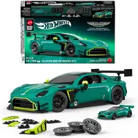 Hot Wheels Juego De Construcción Brick Shop Hot Wheels Elite Series 1:16 Aston Martin 793 Piezas