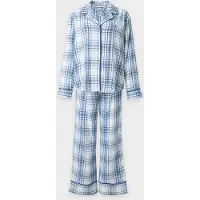 Tommy Hilfiger Underwear Pijama 'Essential' marino / azul claro / blanco