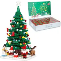 Merkloos Calendario de Adviento con set de construcción para el árbol de Navidad