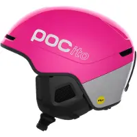 POC - Cascos esquís niños - POCito Obex MIPS Fluorescent Pink - Talla 51-54 cm - Rosa