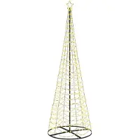 Syfax Árbol de Navidad LED en espiral con base EKENAS 300 cm 475 LED