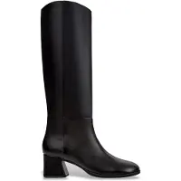 Camper para mujer. K400835-001 Botas Ultrasoft de piel negro (40), 3 a 5cm, Cremallera, Casual, outlet 2026.