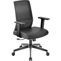 Dripio Silla de oficina ergonómica con soporte lumbar, regulable en altura, con capacidad de hasta 120 kg