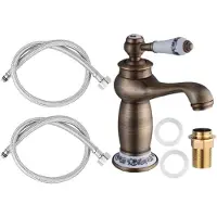 Merkloos Grifo de estilo retro para baño y cocina