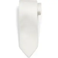 Suitable Corbata De Seda Off White Blanco Blanco roto